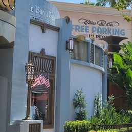 Exterior outside entrance of Elias & Co. - Doubt there's "Free Parking In The Rear" 07-18-2022 - Anaheim, California Exterior outside entrance of Elias & Co. - Doubt there's "Free Parking In The Rear" 07-18-2022 - Anaheim, California