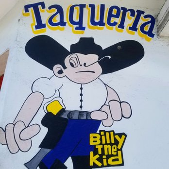 Taquería Billy The Kid - Love the artwork! - Tacos Near Me - Playa del Carmen, ROO