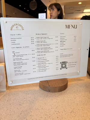Menu photo 3 Broken Coffee - Spring Mountain Las Vegas, NV