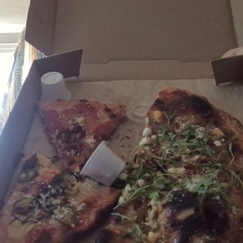 Proof Artisanal Pizza & Pasta - This is what is leftover of two pizzas. Sorry I can't take the photo with a better camera! Absolutely great taste, mouth feel, everything - Pizza Near Me - Tucson, Arizona Proof Artisanal Pizza & Pasta - This is what is leftover of two pizzas. Sorry I can't take the photo with a better camera! Absolutely great taste, mouth feel, everything - Pizza Near Me - Tucson, Arizona