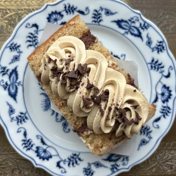 Baked Dessert Cafe and Gallery - Pumpkin cake with chocolate and butterscotch mousses and chai buttercream - Bakeries Near Me - Berlin, Maryland