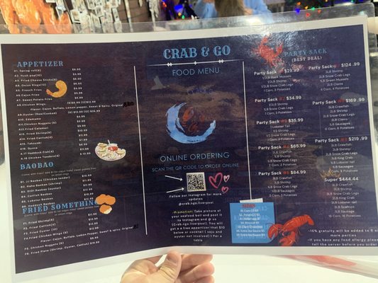 Menu photo 7 Crab N Go Liverpool, NY