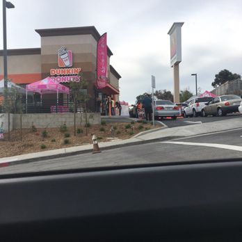 Dunkin' - Drive thru is packed . - Coffee & Tea Near Me - National City, California
