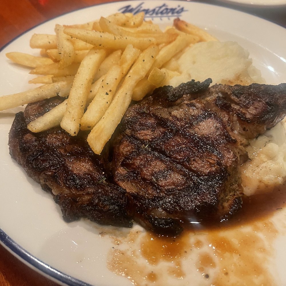Winston's Grille - Grille Marinated Ribeye - American Near Me - Raleigh, North Carolina Winston's Grille - Grille Marinated Ribeye - American Near Me - Raleigh, North Carolina