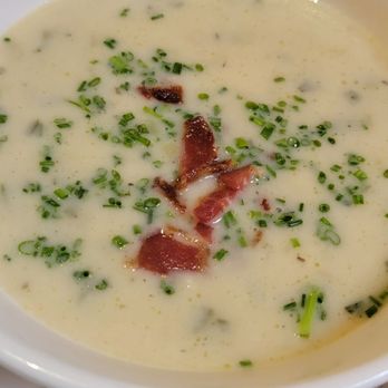 Seasons 52 - Potato Leek Soup - New American Near Me - Altamonte Springs, Florida Seasons 52 - Potato Leek Soup - New American Near Me - Altamonte Springs, Florida
