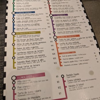 Estación Central - Menu - Tapas Bars Near Me - Miami, Florida