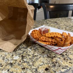 Chad's BBQ - This is the sweet potato side. Where's the rest?