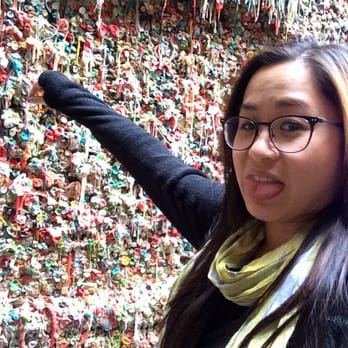 The Gum Wall - I stuck my gum there. - Local Flavor Near Me - Seattle, Washington