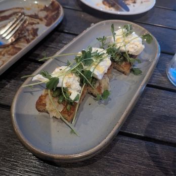 Blue Atlas - Burratta toast - Tapas/Small Plates Near Me - Richmond, Virginia