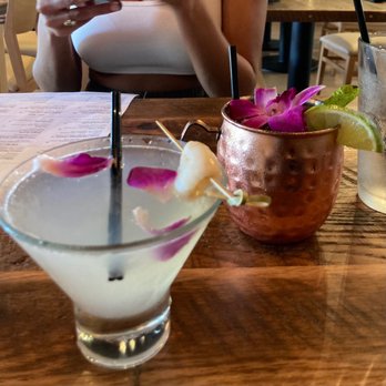 Otoro - Lychee saketini & yuzu mule - Sushi Bars Near Me - Plantation, Florida Otoro - Lychee saketini & yuzu mule - Sushi Bars Near Me - Plantation, Florida