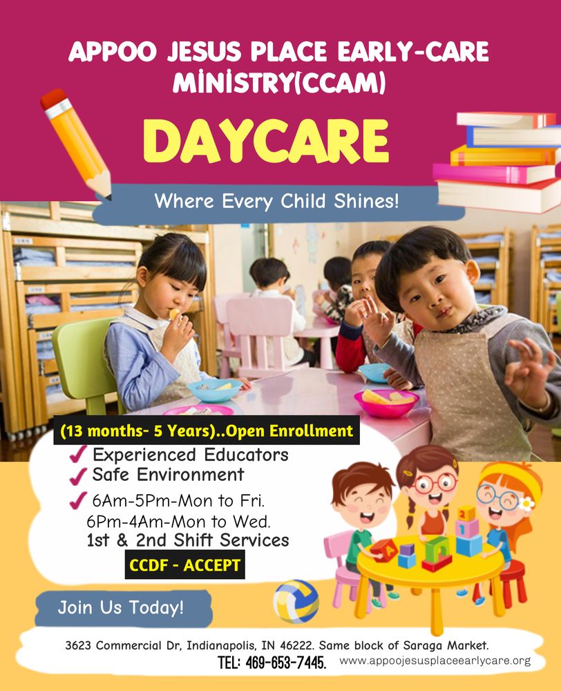 Appoo Jesus Place Early Care Ministry - childcare center in Indianapolis, IN