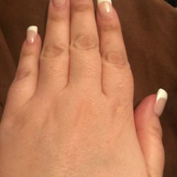 Rosie's Nail & Spa - Gel extensions with gel French manicure