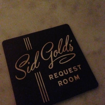 Sid Gold's Request Room - Art Deco Logo on the Coasters - Piano Bars Near Me - New York, New York