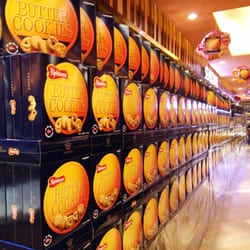 Taste - An endless supply of "blue can" cookies in their seasonal aisle during Chinese New year.