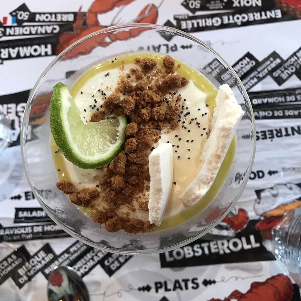 Entre Homard&Côte - Key Lime Dessert - Seafood Near Me - Geneva, GE Entre Homard&Côte - Key Lime Dessert - Seafood Near Me - Geneva, GE