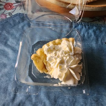 Chelo's - Doll house sized pie. They can do better than this for 6.29 a slice. - American Near Me - Greenville, Rhode Island