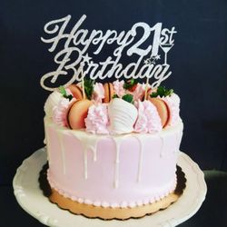 Main Street Bakery and Catering - Happy 21st Birthday Cake