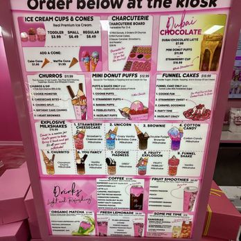 The Sweet Spot - Just a glimpse of the menu - Desserts Near Me - Virginia Beach, Virginia