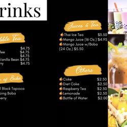 Thailan Be Happy - Menu