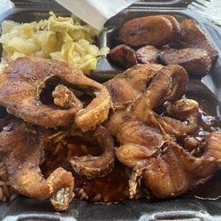 Caribbean Jerk Palace - Caribean jerk palace jerk fish!!! Horrible