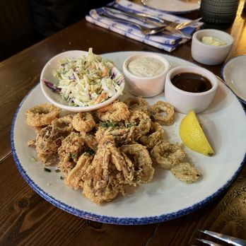 Duke’s Seafood Bellevue - Heirloom Masa Dusted Calamari - Seafood Near Me - Bellevue, Washington