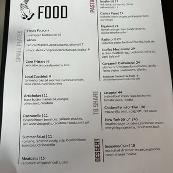 Dio Mio - Menu - Italian Near Me - Denver, Colorado
