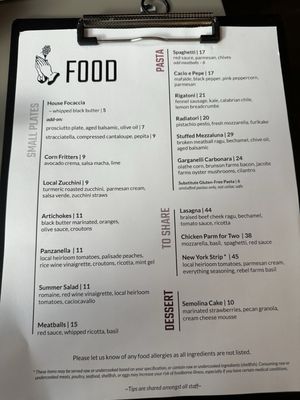 Menu photo 1 Dio Mio Denver, CO