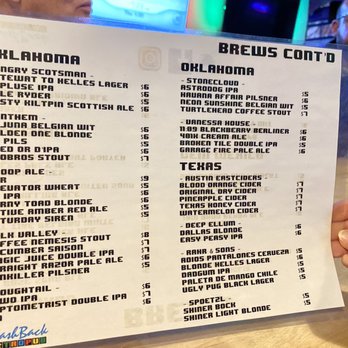 FlashBack RetroPub - Menu - Pubs Near Me - Oklahoma City, Oklahoma
