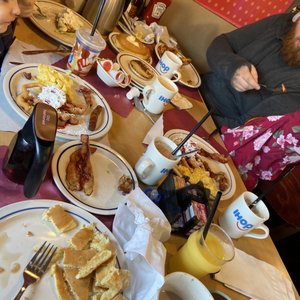 Photo of IHOP - Cherry Hill, NJ, United States. All the food that wasn't eaten