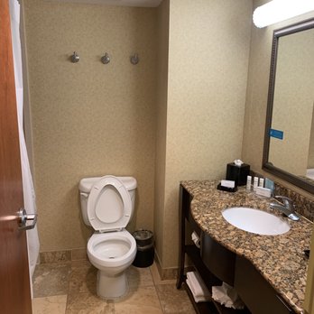 Hampton Inn & Suites Ft. Pierce - Clean and tidy bathroom. - Hotels Near Me - Fort Pierce, Florida
