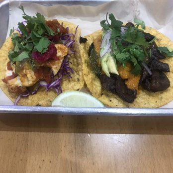 Milpa  - CAULIFLOWER TACO and a MUSHROOM CARNITAS TACO - Breakfast & Brunch Near Me - Las Vegas, Nevada