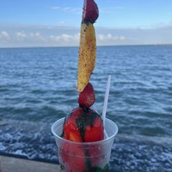 Mango with chamoy