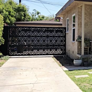 Creative Iron Works - Drive way swinging gate - General Contractors Near Me - Los Alamitos, California Creative Iron Works - Drive way swinging gate - General Contractors Near Me - Los Alamitos, California