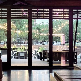 Moxy Chattanooga Downtown - Looking out to the patio - Hotels Near Me - Chattanooga, Tennessee