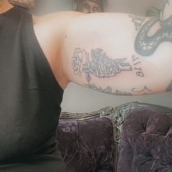 9th Veil Tattoo - Dez Del Ray did this piece for my late mom on her birthday! Tysm!