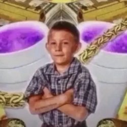 Kid very happy