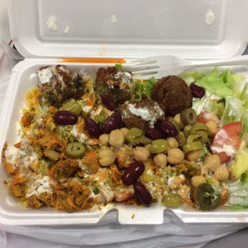 Continental Gyro Express - Chicken & falafel combo - Food Trucks Near Me - New York, New York