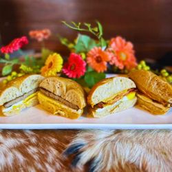 The Heavenly Roast - Sausage & Egg Bagels
