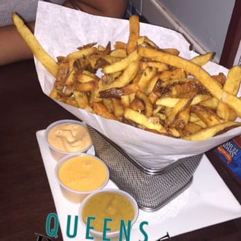 Press 195 - Bayside - Addicting fries with amazing sauces! - Sandwiches Near Me - Bayside, New York