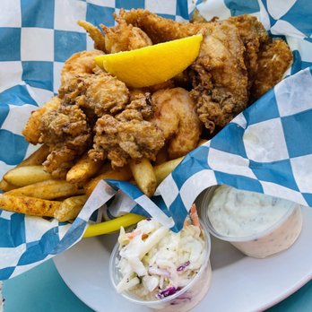 Fishack - Fried Combo Platter - Seafood Near Me - Vero Beach, Florida