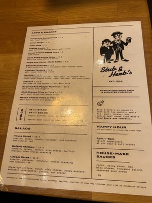 Menu photo 6 Stub & Herb's Minneapolis, MN Menu photo 6 Stub & Herb's Minneapolis, MN