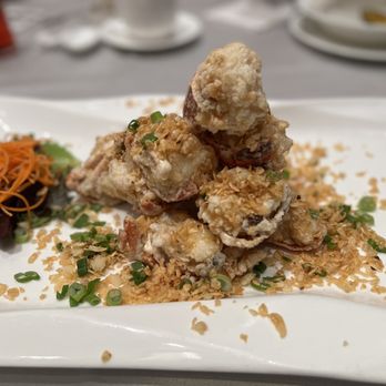 Yu Seafood - Lobster with Chilli and fried small fish - Seafood Near Me - Richmond Hill, Ontario