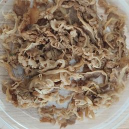 Beef gristle from rice bowl Beef gristle from rice bowl