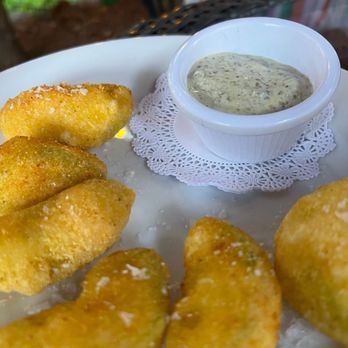 Martha's Leelanau Table - Fried green tomatoes (wedges) - New American Near Me - Suttons Bay, Michigan