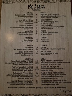 Menu photo 6 Pão à Mesa Lisbon, 11