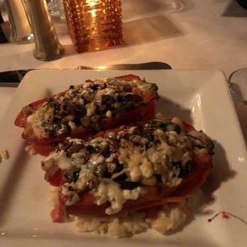 FoxFire - Vegetarian stuffed peppers - Steakhouses Near Me - Geneva, Illinois FoxFire - Vegetarian stuffed peppers - Steakhouses Near Me - Geneva, Illinois