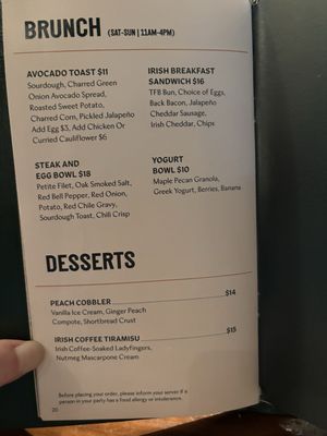 Menu photo 3 The Dead Rabbit Austin, TX