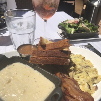 Table & Main - Delicious cheese grits and spritzer - Southern Near Me - Roswell, Georgia