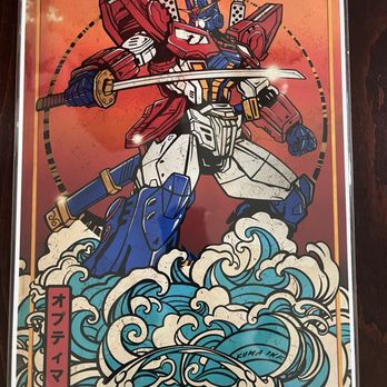 3 Pillars - Optimus Prime samurai print - Art Galleries Near Me - San Francisco, California 3 Pillars - Optimus Prime samurai print - Art Galleries Near Me - San Francisco, California