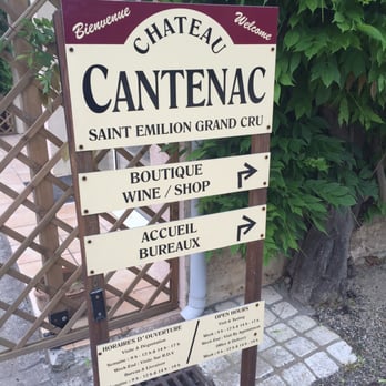 Château Cantenac - Sign - Wineries Near Me - Saint Emilion, 33